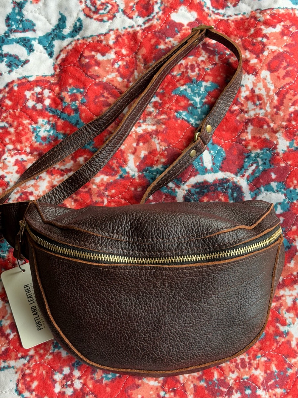 LAST CALL! WANT IT? BUY IT! PORTLAND  LEATHER COMPANY COLD BREW SALLY SLING BAG - Picture 4 of 14